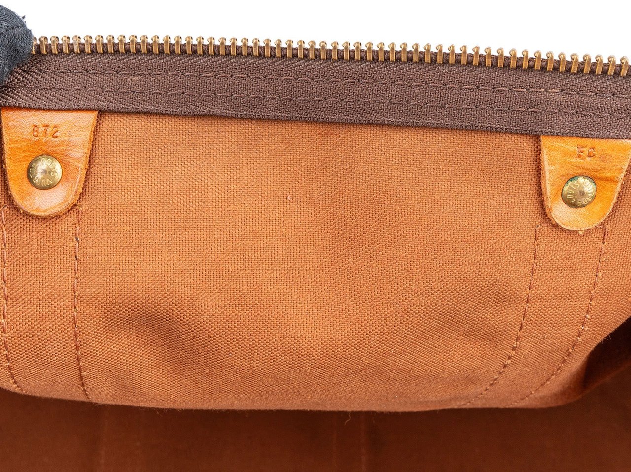 Louis Vuitton Monogram Canvas Keepall 55 Travel Bag Bruin