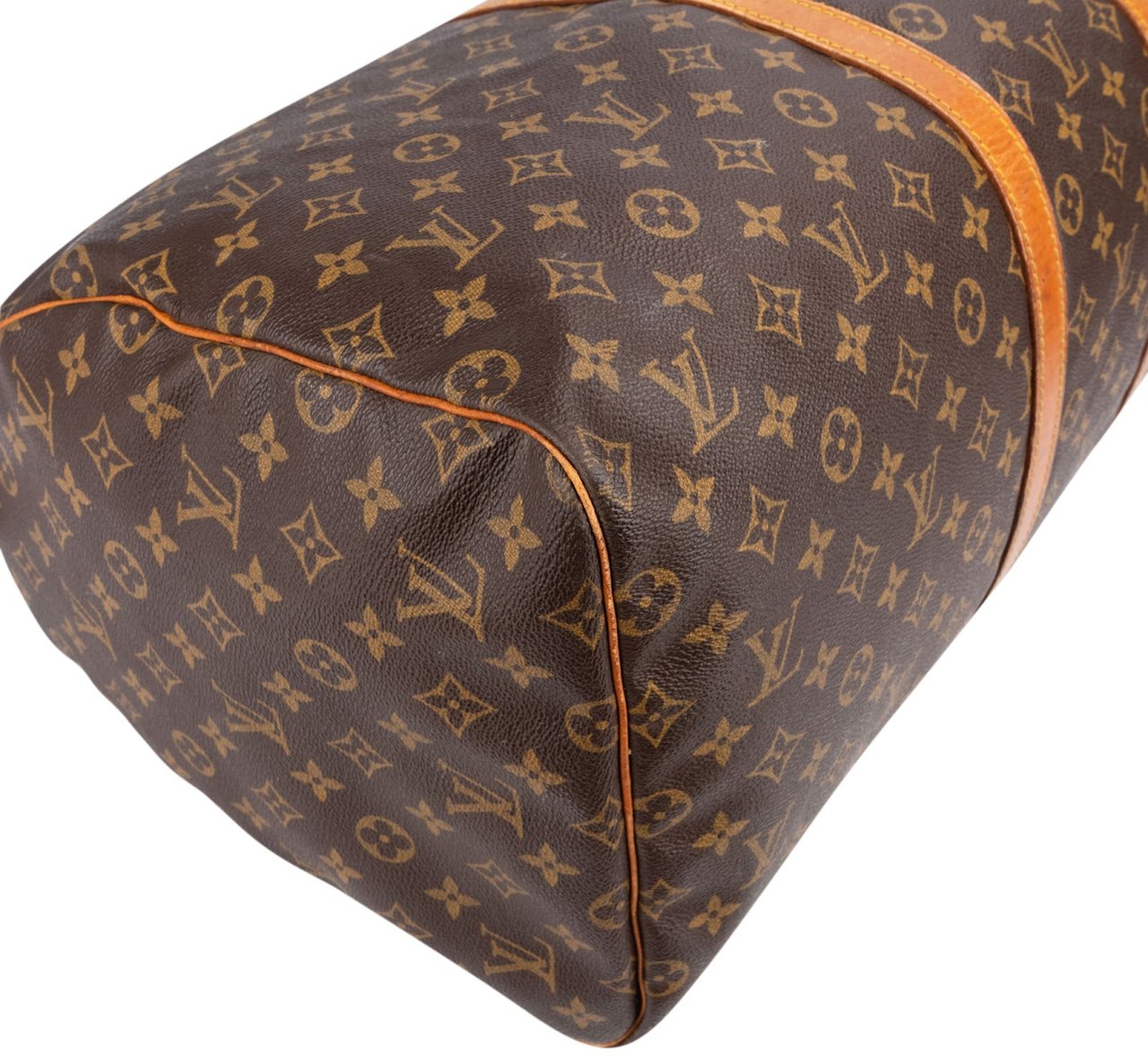 Louis Vuitton Monogram Canvas Keepall 55 Travel Bag Bruin