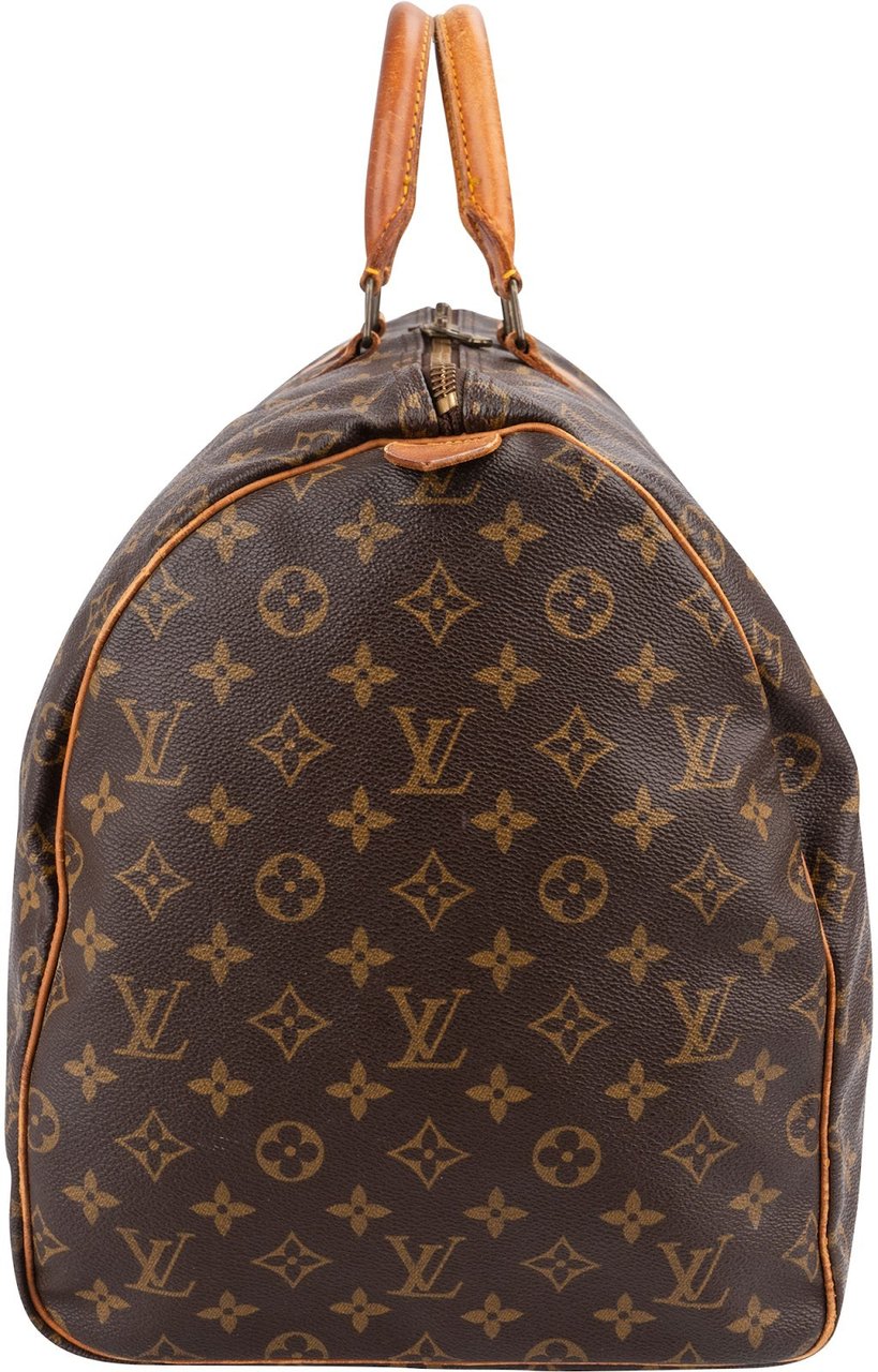 Louis Vuitton Monogram Canvas Keepall 55 Travel Bag Bruin