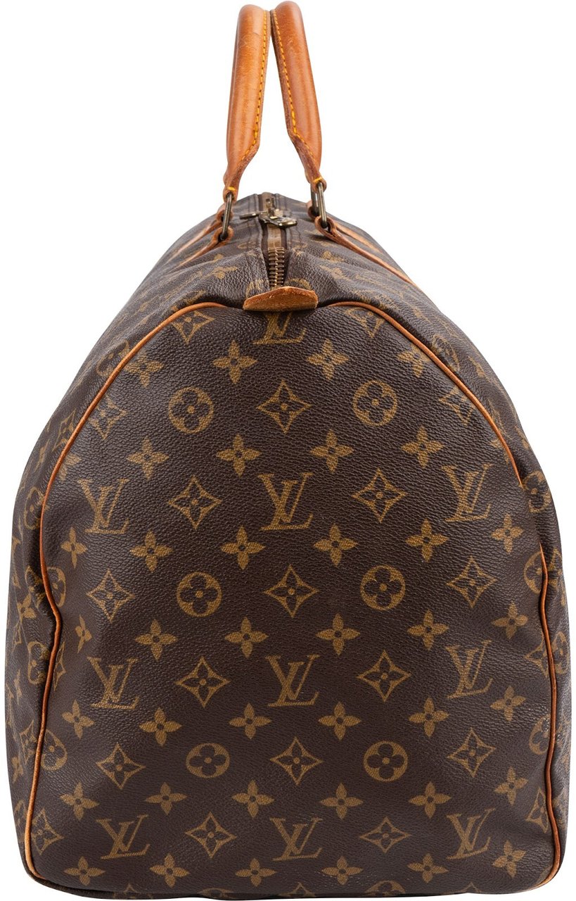 Louis Vuitton Monogram Canvas Keepall 55 Travel Bag Bruin
