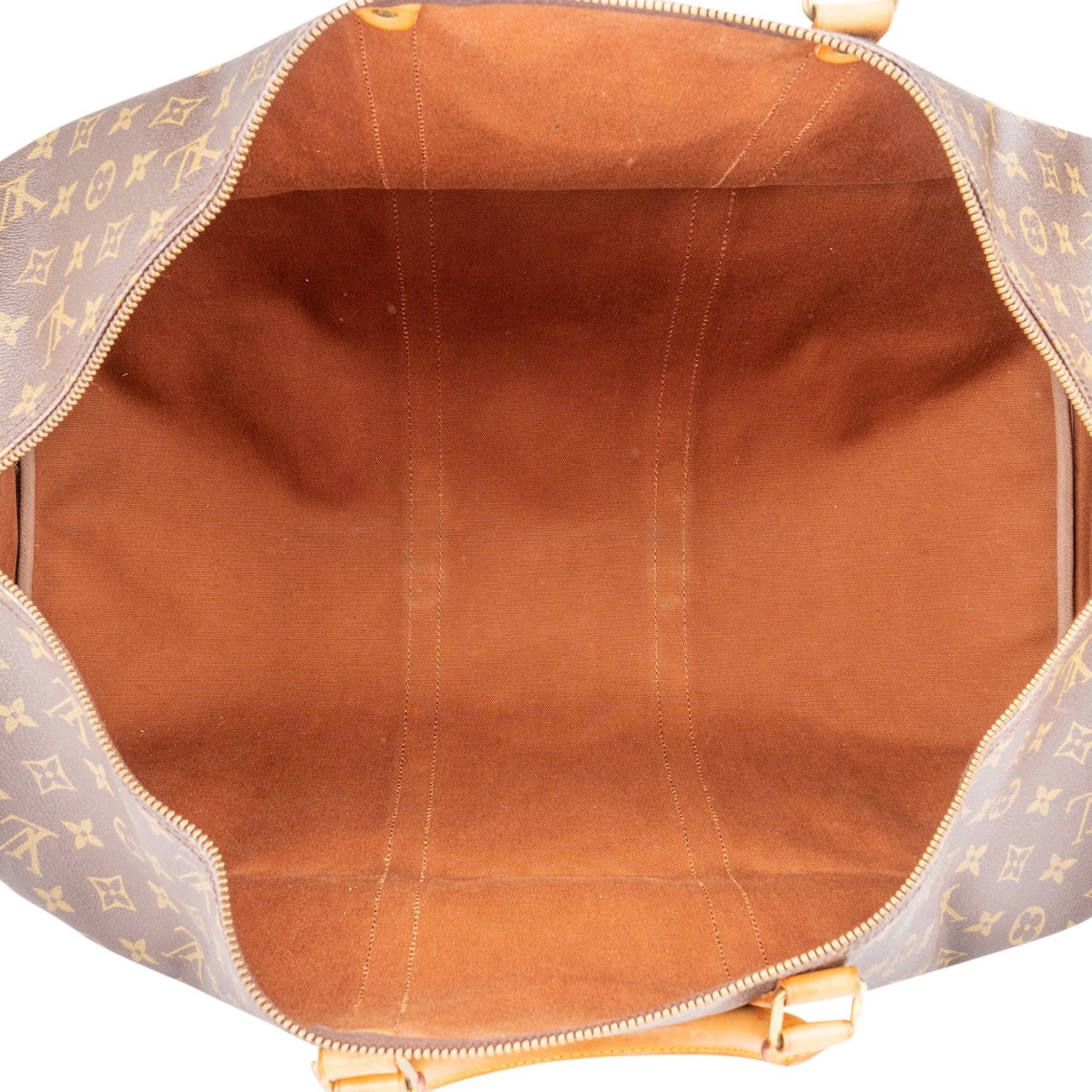 Louis Vuitton Monogram Canvas Keepall 60 Travel Bag Bruin