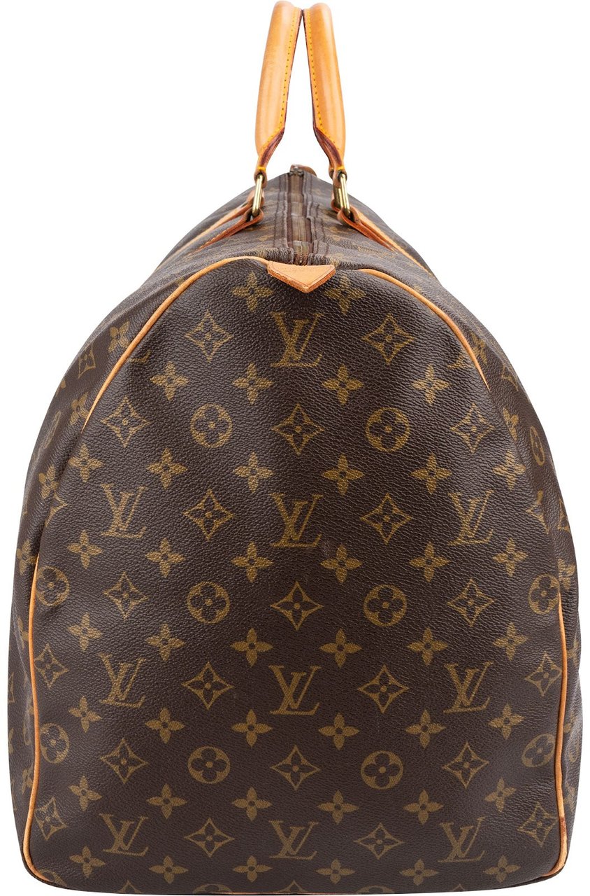 Louis Vuitton Monogram Canvas Keepall 60 Travel Bag Bruin
