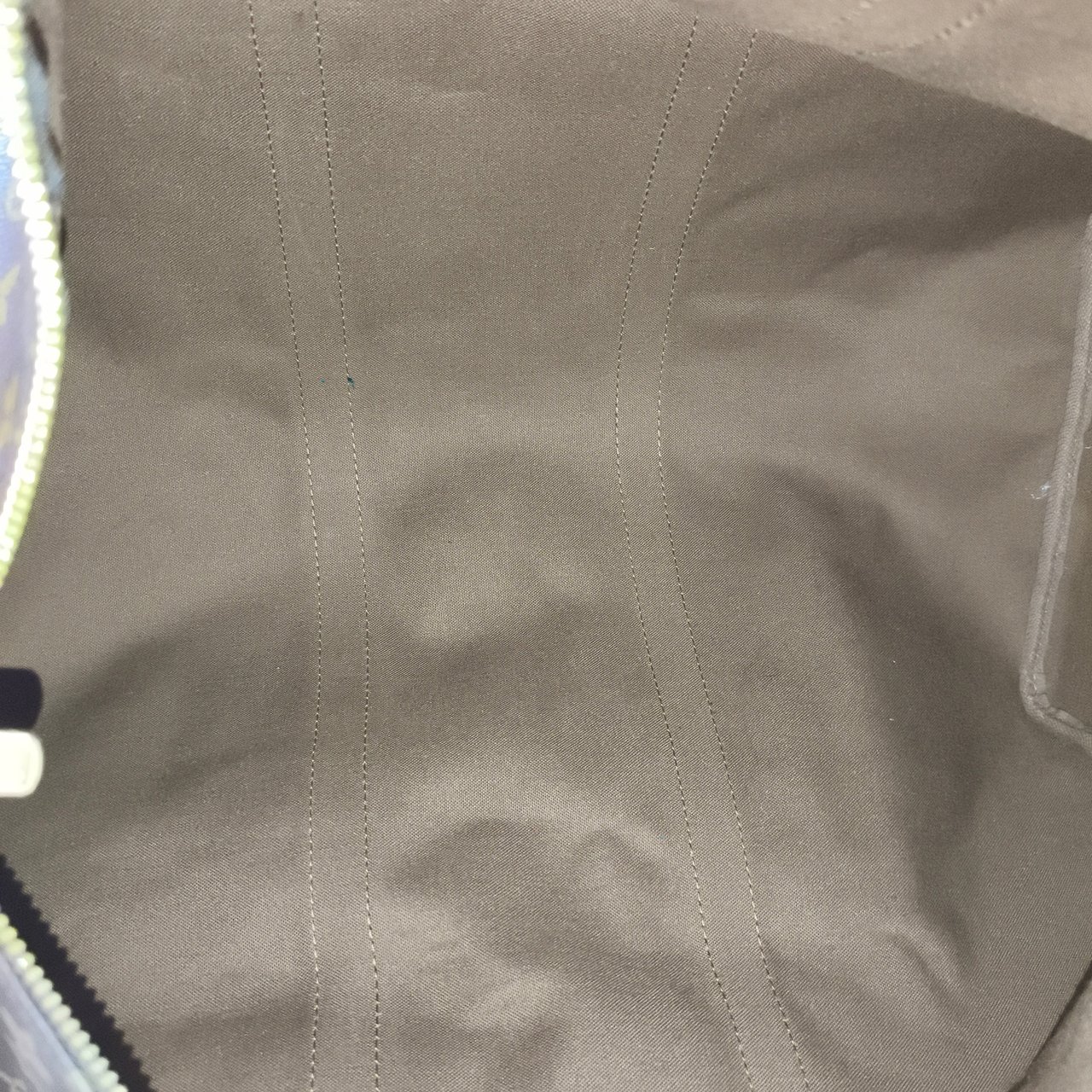 Louis Vuitton Monogram Canvas Keepall 50 Bandoulière Travel Bag Bruin