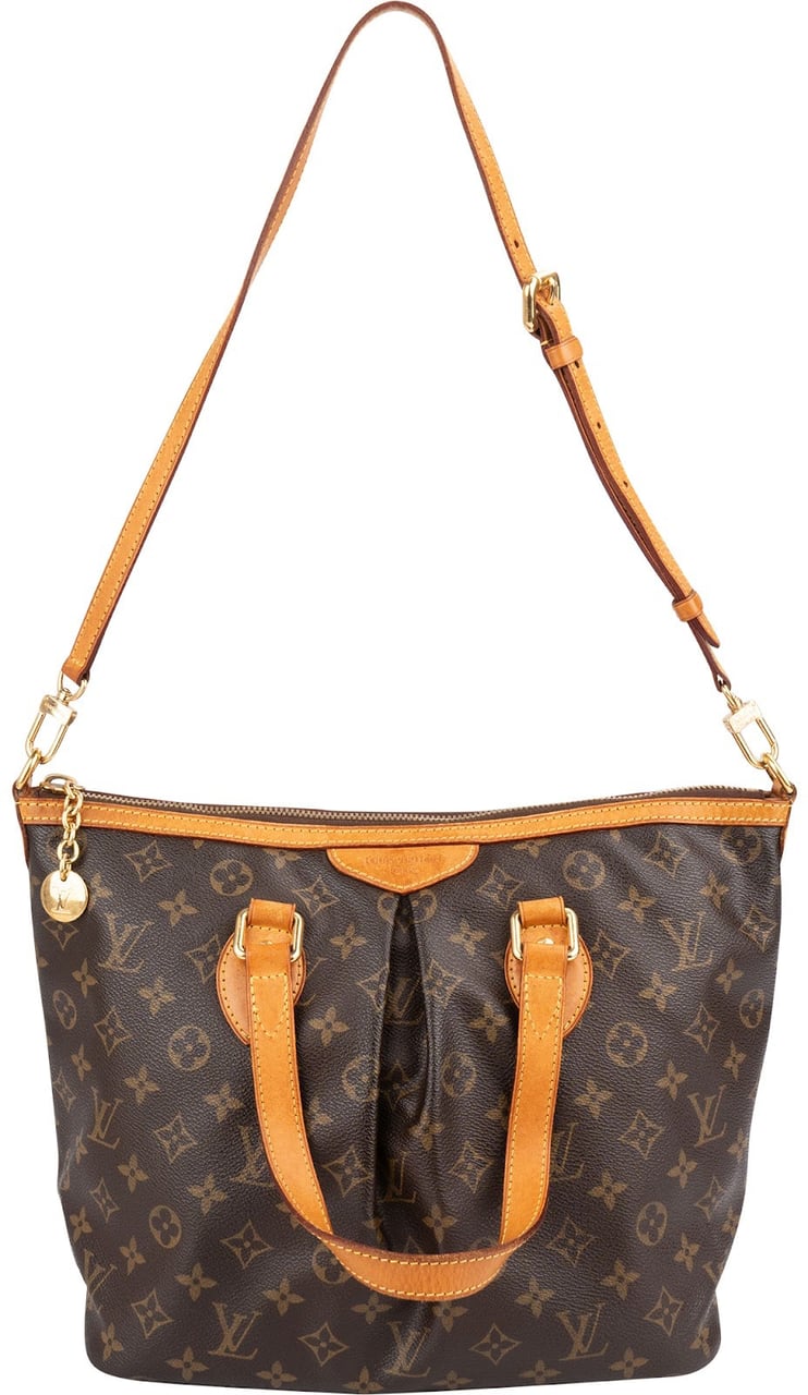 Louis Vuitton Monogram Canvas Palermo PM Handbag Bruin