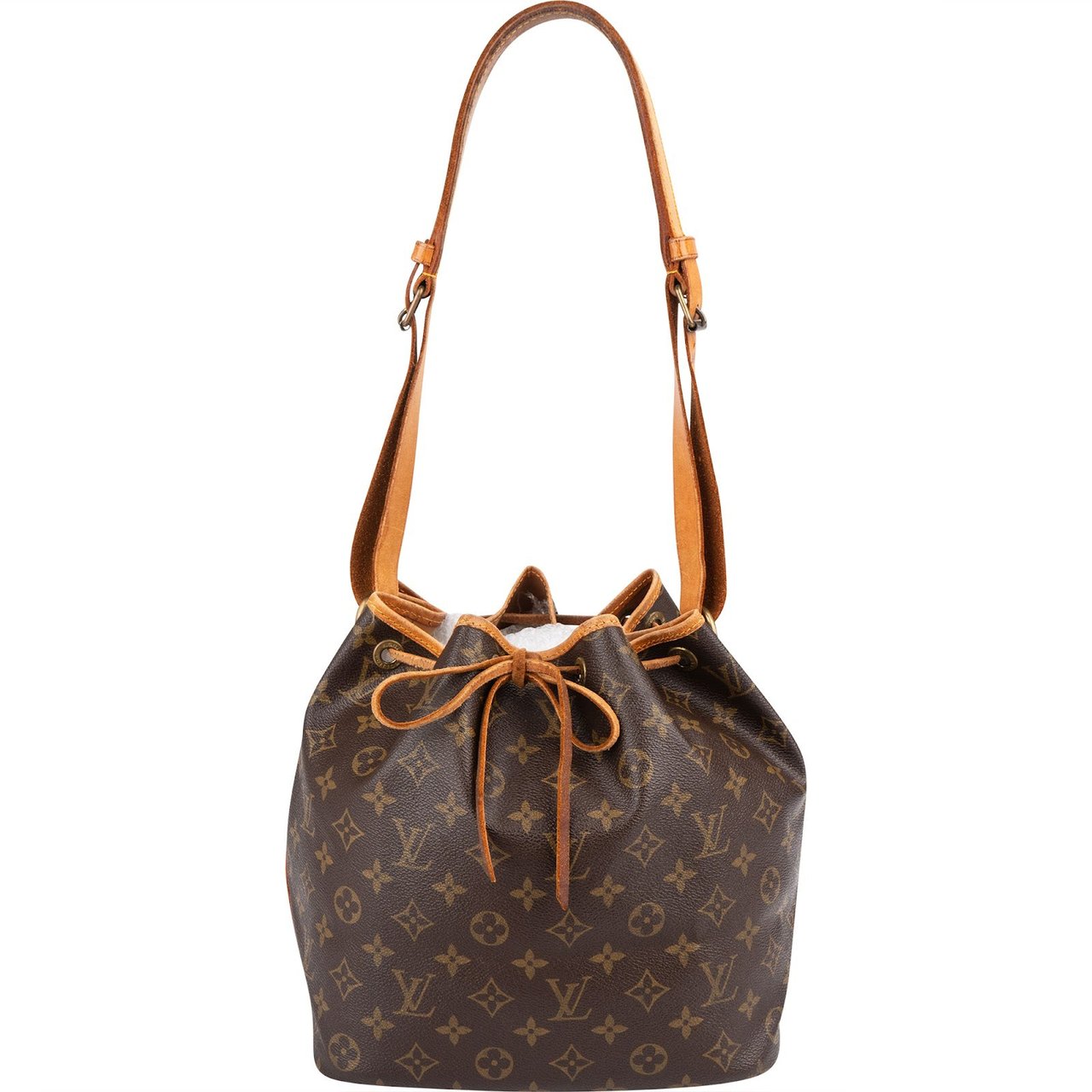 Louis Vuitton Monogram Canvas Sac Noé Petit Shoulder Bag Bruin