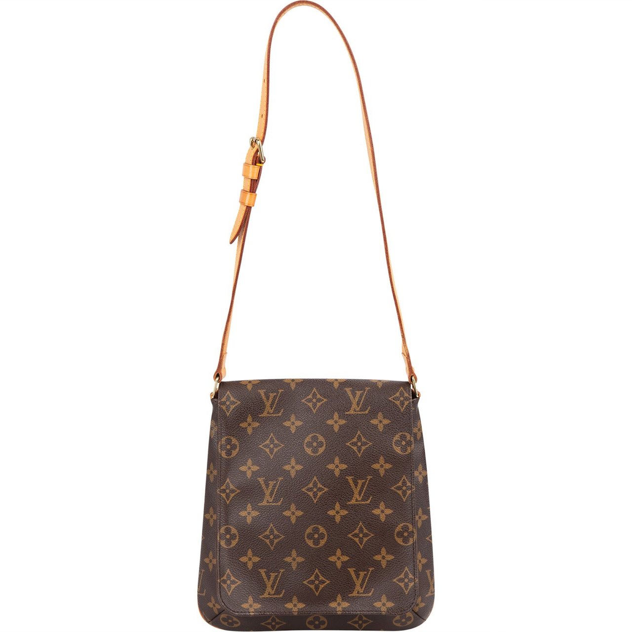 Louis Vuitton Monogram Canvas Salsa Musette PM Shoulder Bag Bruin