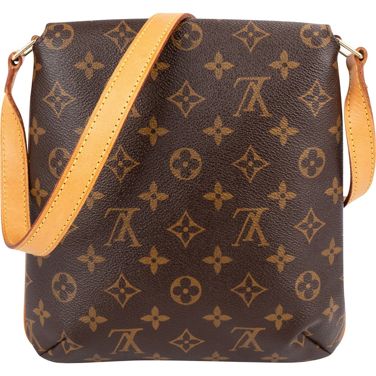Louis Vuitton Monogram Canvas Salsa Musette PM Shoulder Bag Bruin