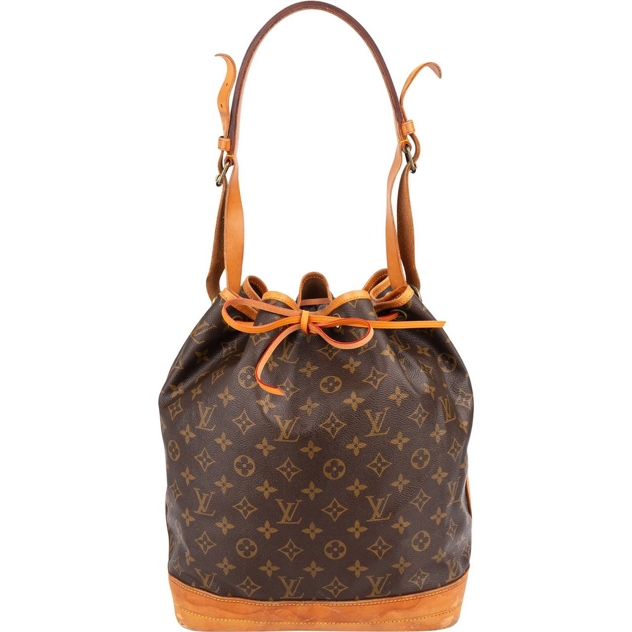 Louis Vuitton Monogram Canvas Sac Noé Grande Shoulder Bag Bruin
