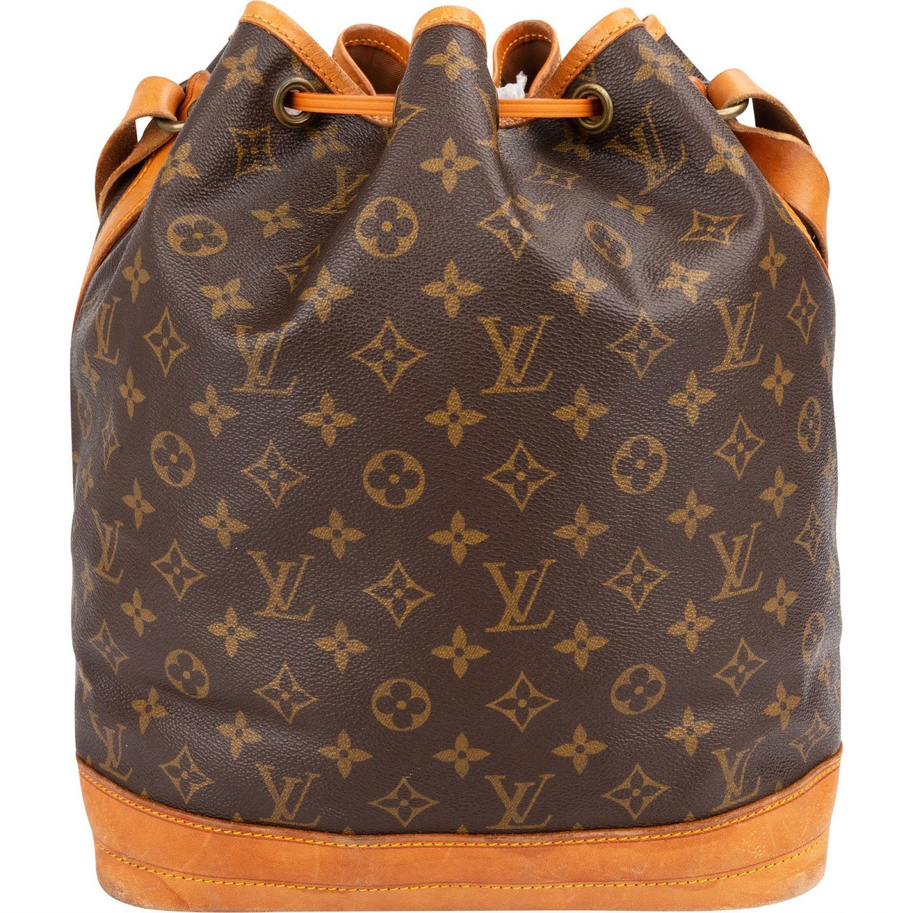 Louis Vuitton Monogram Canvas Sac Noé Grande Shoulder Bag Bruin