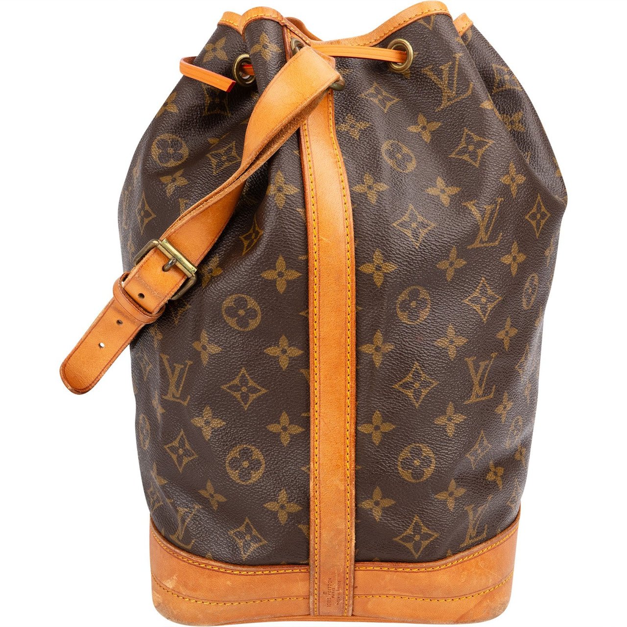 Louis Vuitton Monogram Canvas Sac Noé Grande Shoulder Bag Bruin