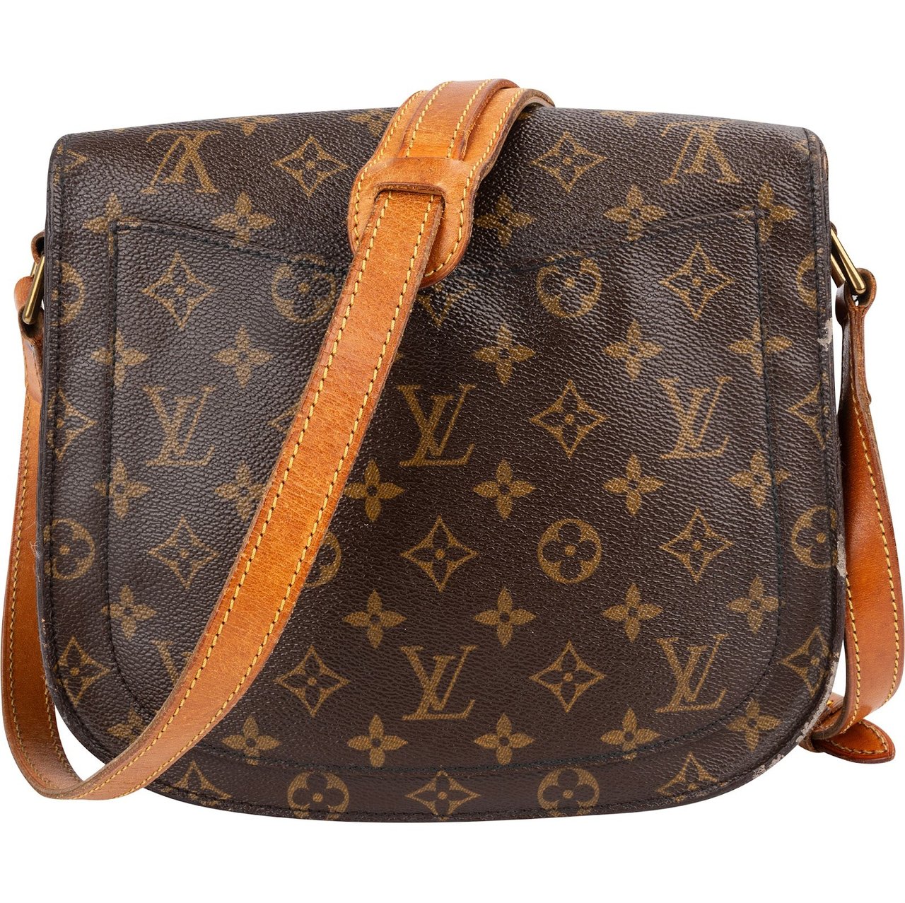 Louis Vuitton Monogram Canvas Saint Cloud GM Crossbody Bag Bruin