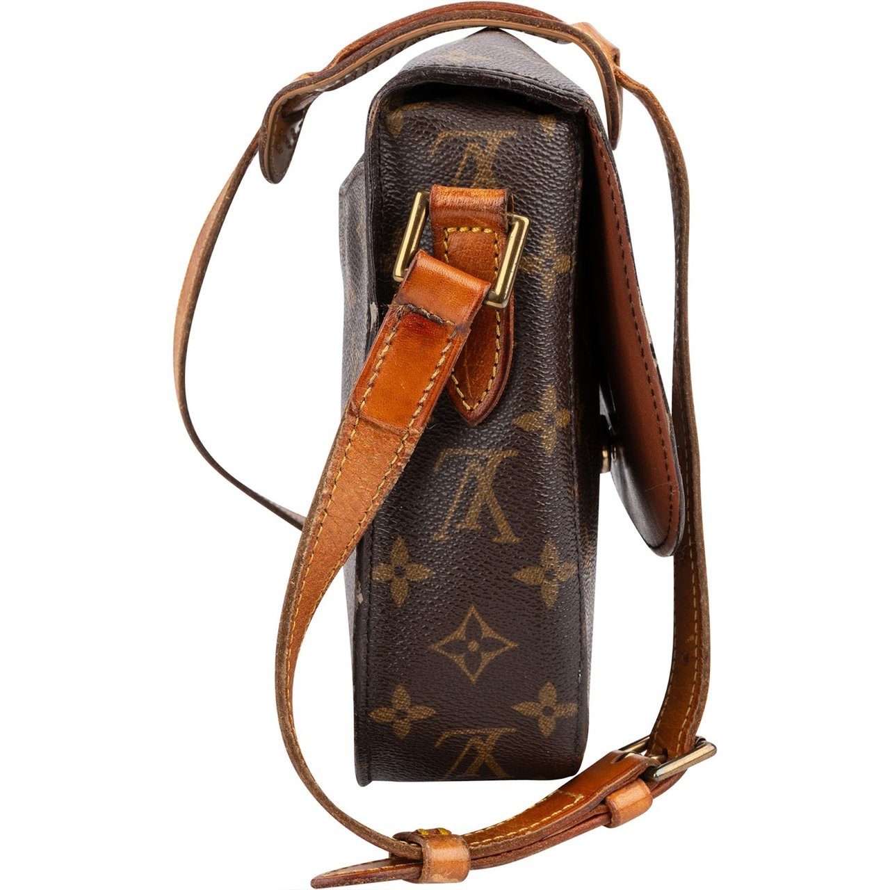 Louis Vuitton Monogram Canvas Saint Cloud GM Crossbody Bag Bruin