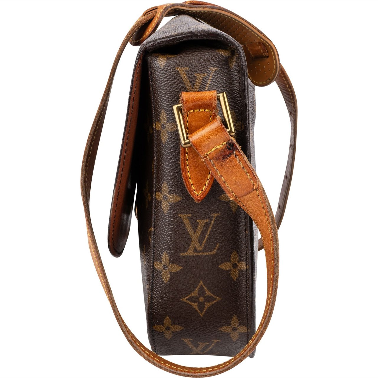 Louis Vuitton Monogram Canvas Saint Cloud GM Crossbody Bag Bruin
