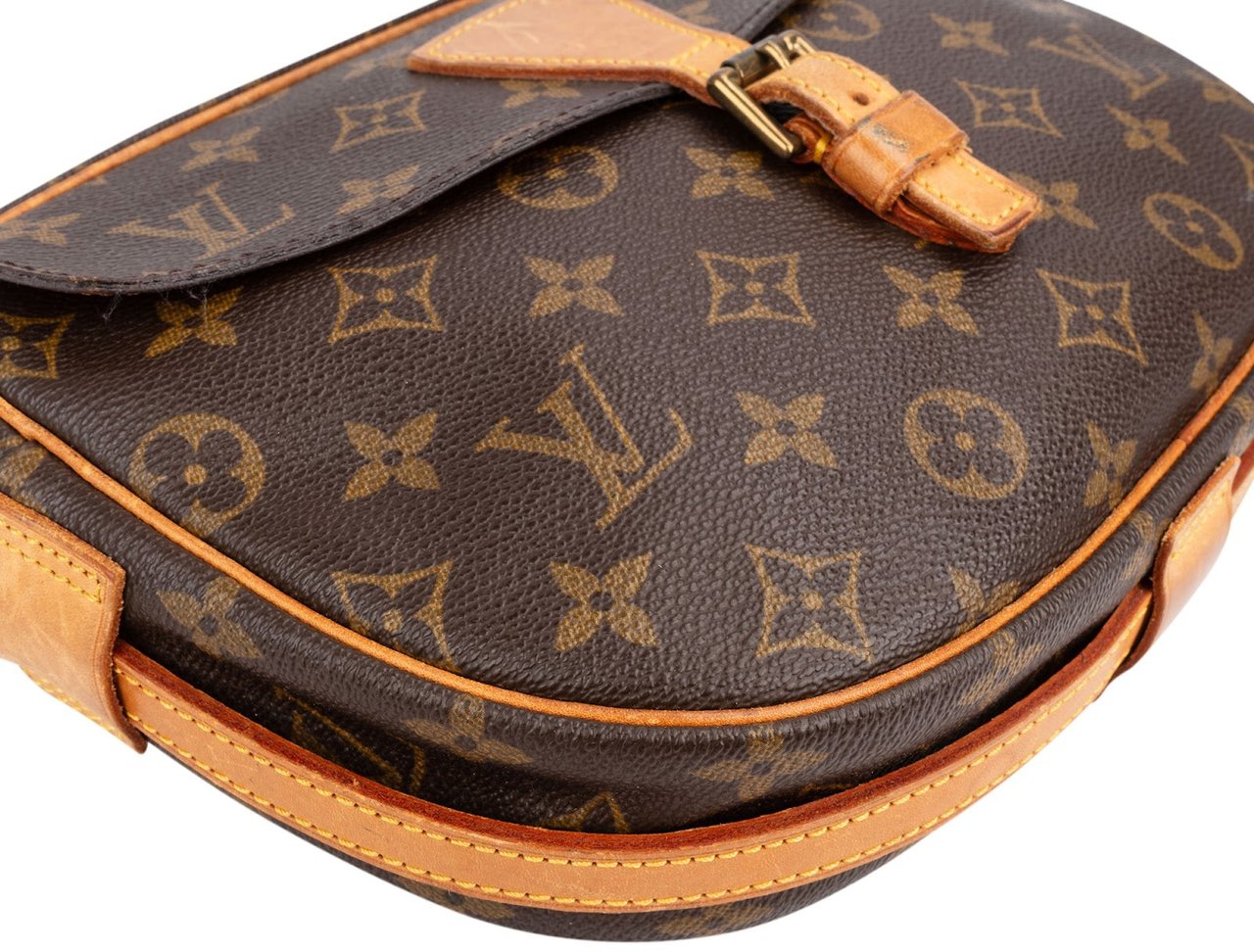 Louis Vuitton Monogram Canvas Jeune Fille MM Crossbody Bag Bruin