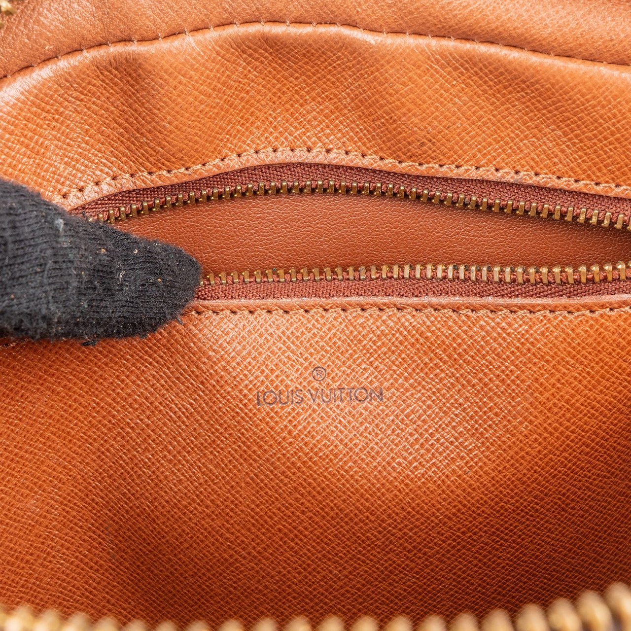 Louis Vuitton Monogram Canvas Jeune Fille MM Crossbody Bag Bruin