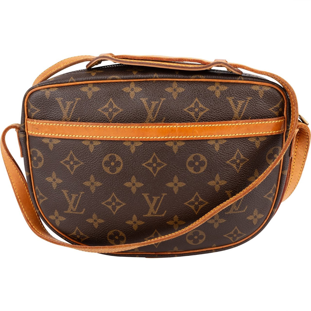 Louis Vuitton Monogram Canvas Jeune Fille MM Crossbody Bag Bruin