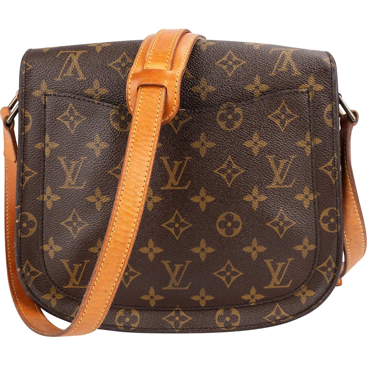 Louis Vuitton Monogram Canvas Saint Cloud GM Crossbody Bag Bruin