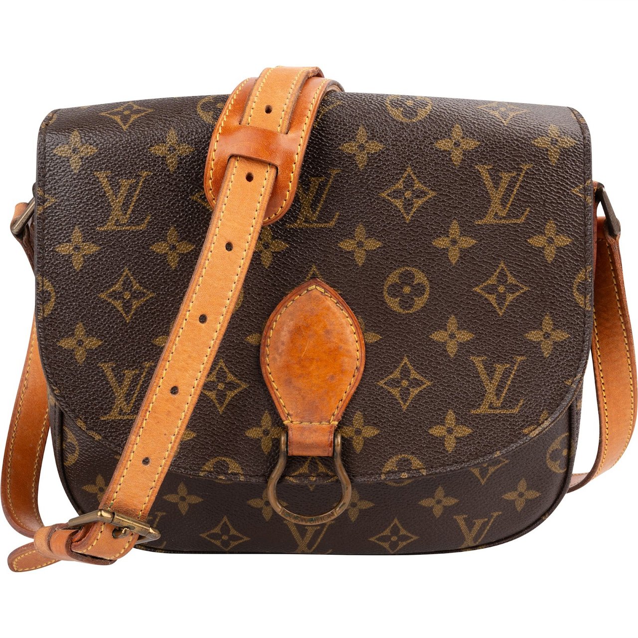 Louis Vuitton Monogram Canvas Saint Cloud GM Crossbody Bag Bruin