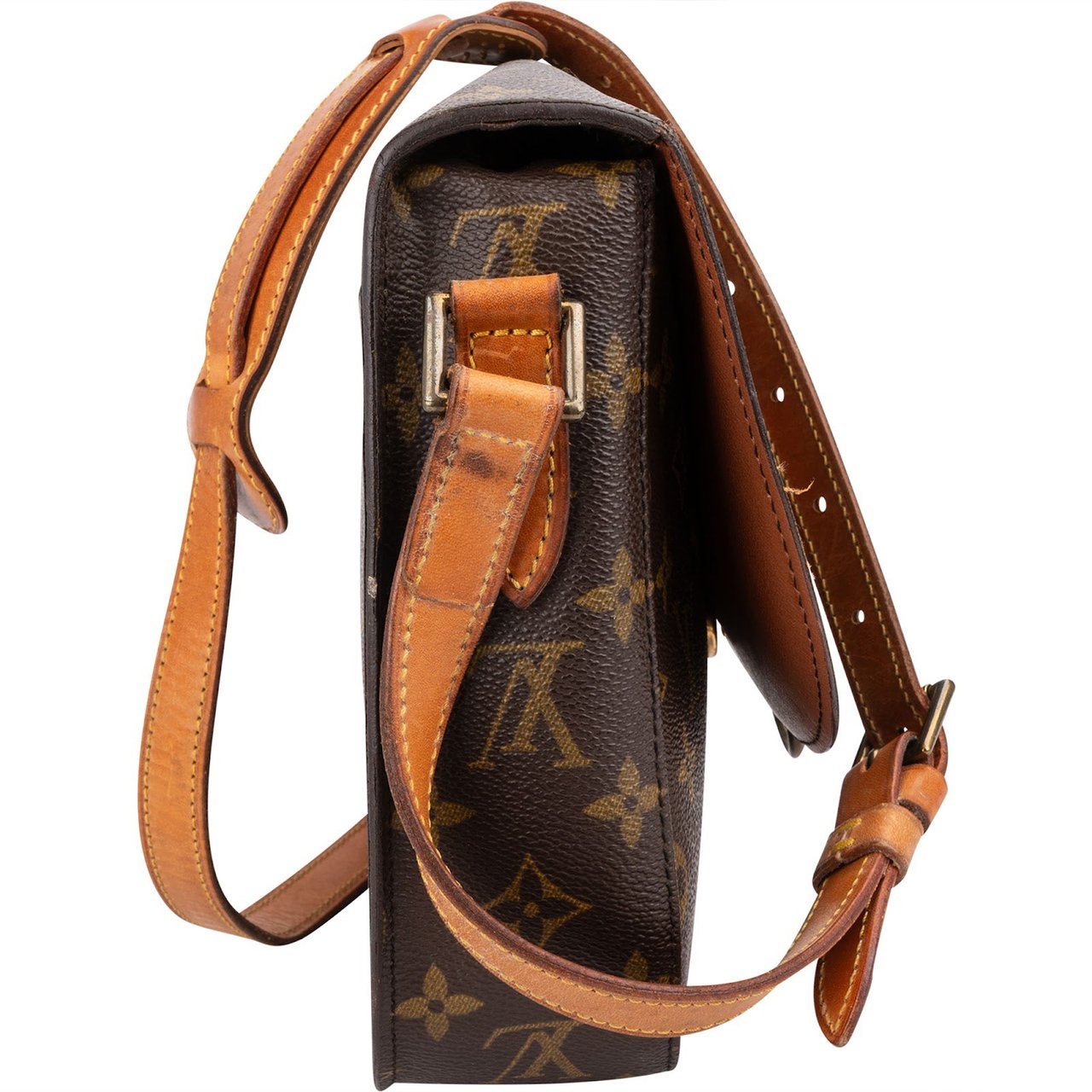 Louis Vuitton Monogram Canvas Saint Cloud GM Crossbody Bag Bruin