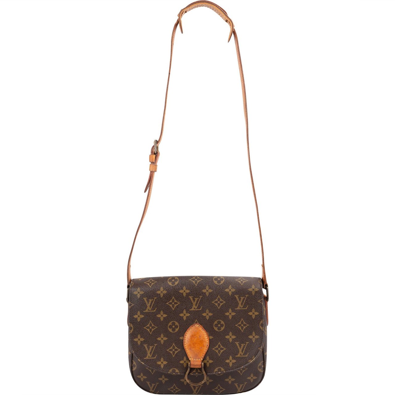 Louis Vuitton Monogram Canvas Saint Cloud GM Crossbody Bag Bruin