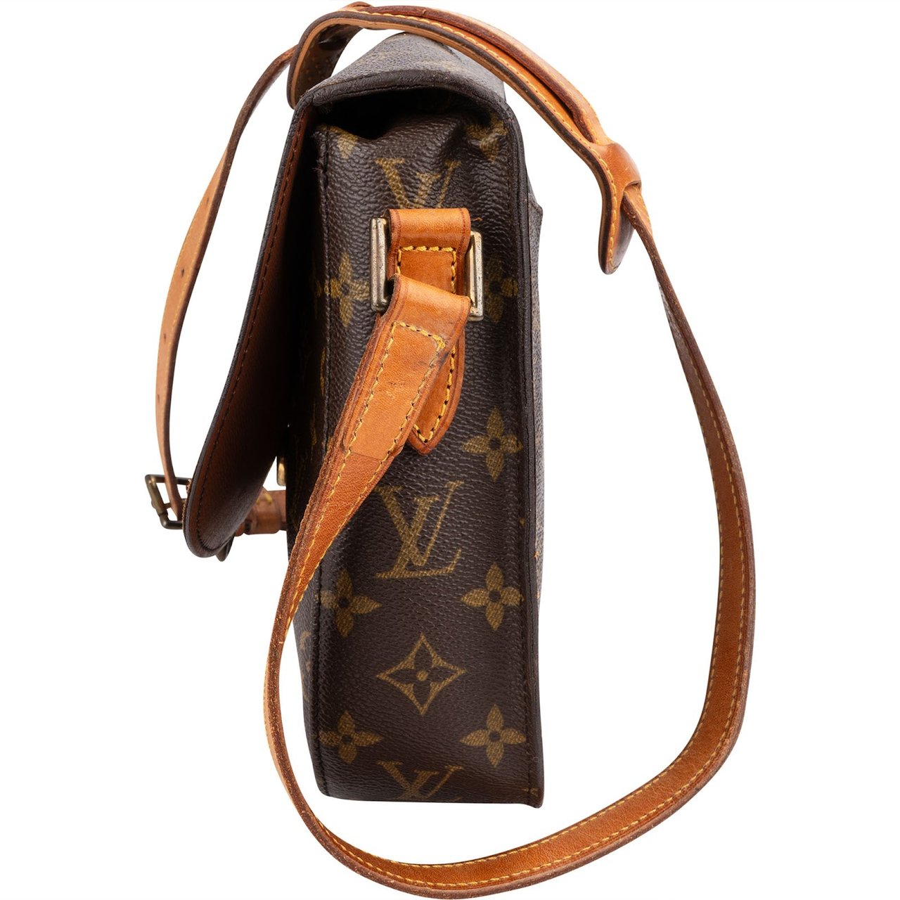 Louis Vuitton Monogram Canvas Saint Cloud GM Crossbody Bag Bruin