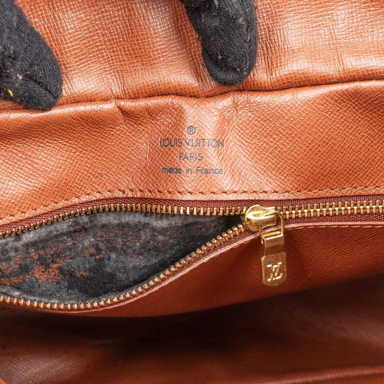 Louis Vuitton Monogram Canvas Boulogne Crossbody Bag Bruin