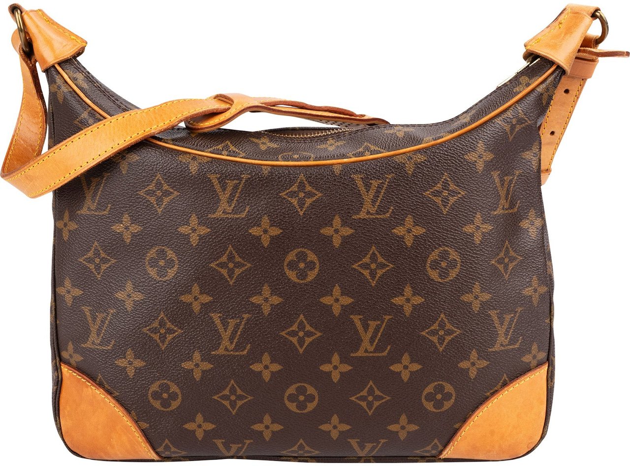 Louis Vuitton Monogram Canvas Boulogne Crossbody Bag Bruin