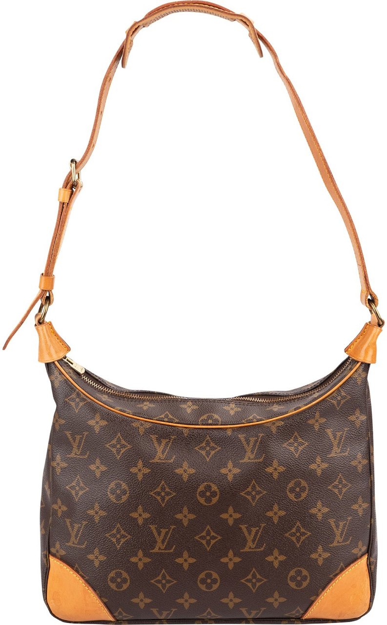 Louis Vuitton Monogram Canvas Boulogne Crossbody Bag Bruin