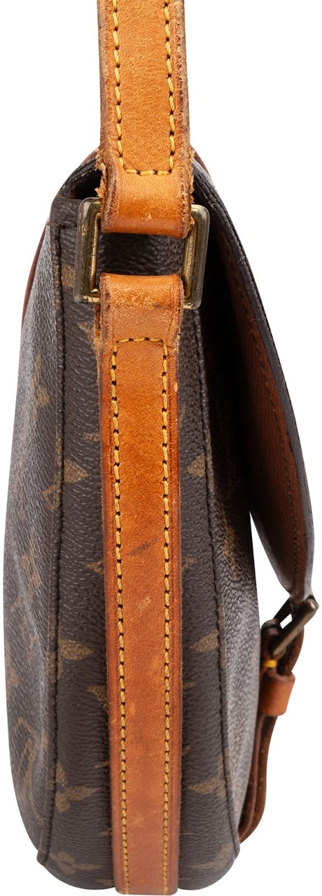 Louis Vuitton Monogram Canvas Chantilly MM Crossbody Bag Bruin