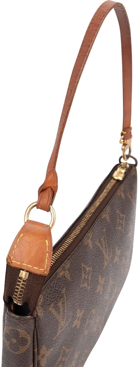 Louis Vuitton Monogram Canvas Pochette Accessoires Handbag Bruin