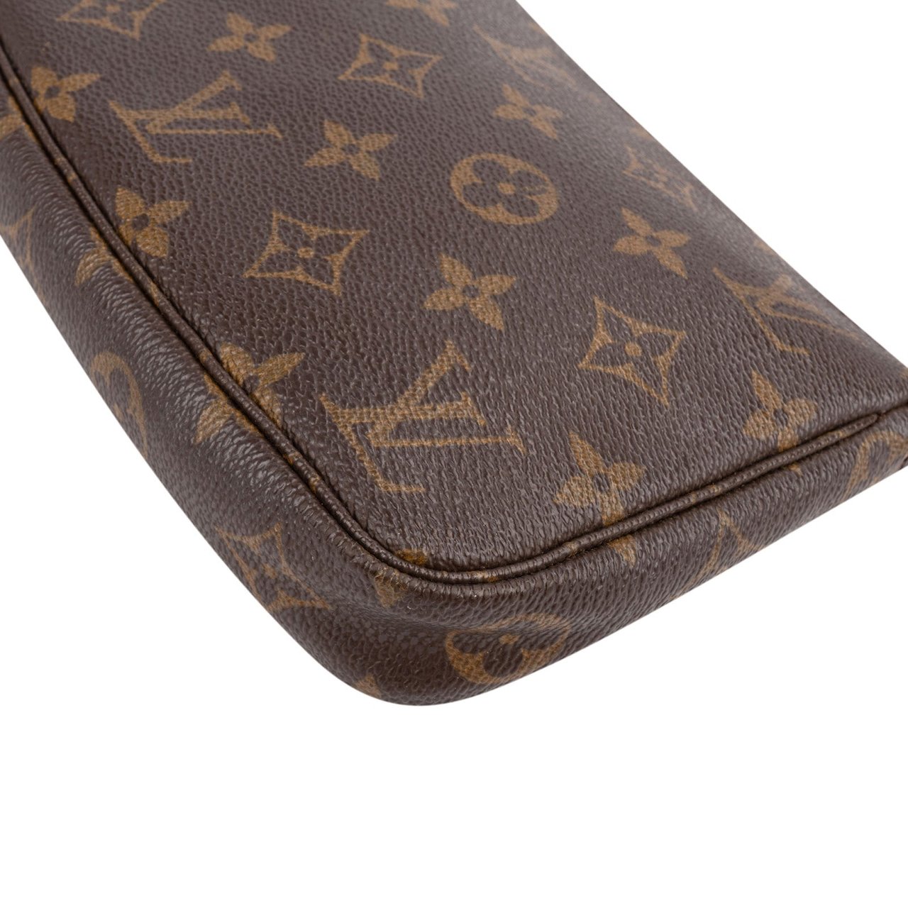 Louis Vuitton Monogram Canvas Pochette Accessoires Handbag Bruin