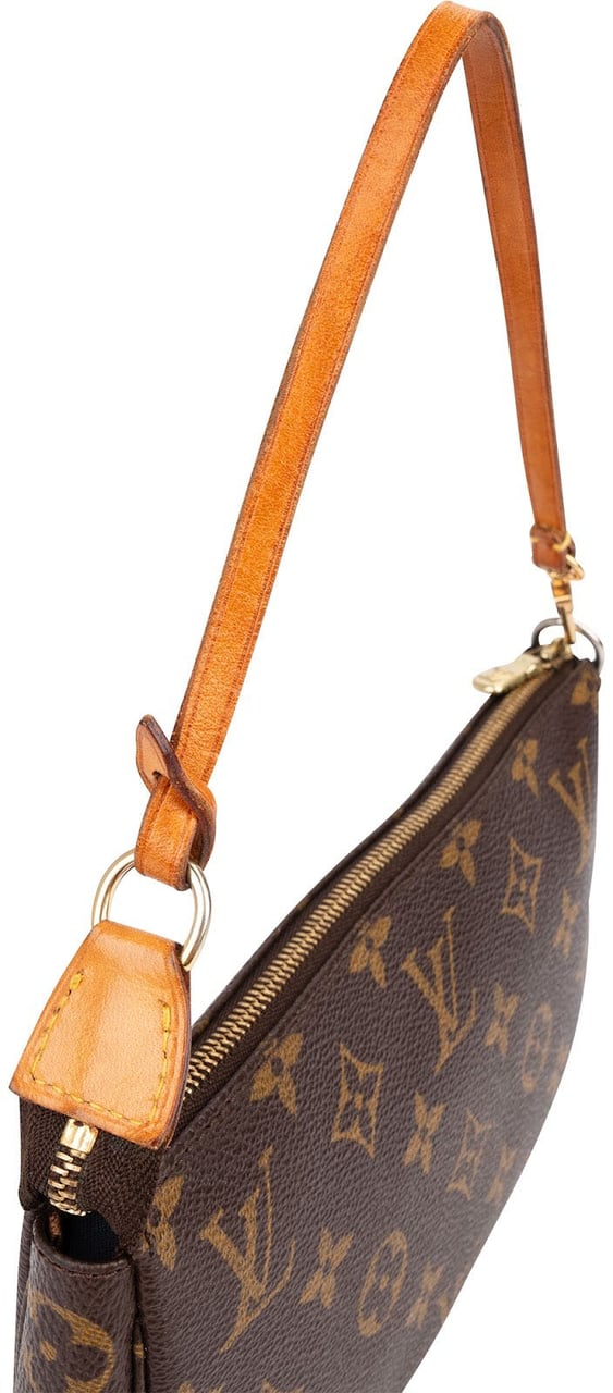 Louis Vuitton Monogram Canvas Pochette Accessoires Handbag Bruin