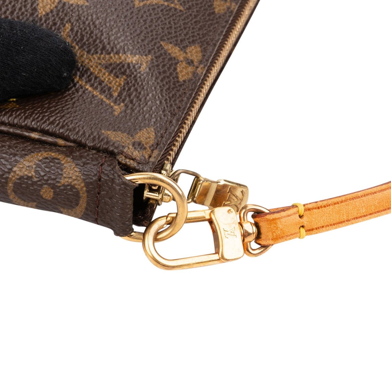 Louis Vuitton Monogram Canvas Pochette Accessoires Handbag Bruin