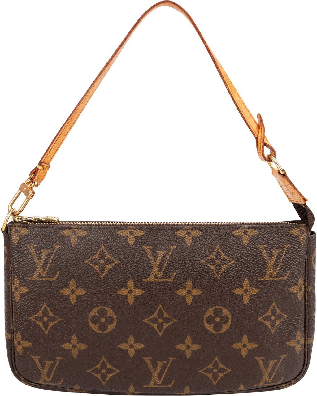 Louis Vuitton Monogram Canvas Pochette Accessoires Handbag Bruin