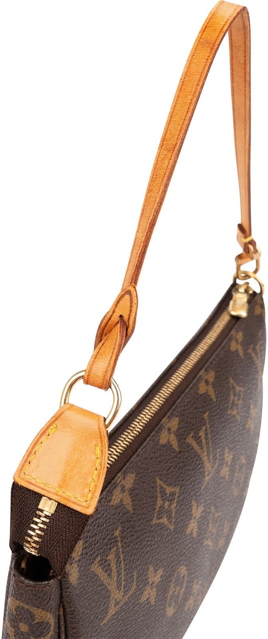 Louis Vuitton Monogram Canvas Pochette Accessoires Handbag Bruin
