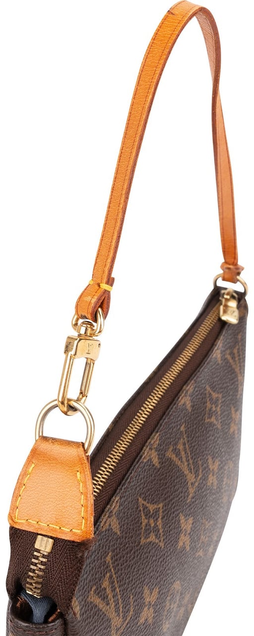 Louis Vuitton Monogram Canvas Pochette Accessoires Handbag Bruin