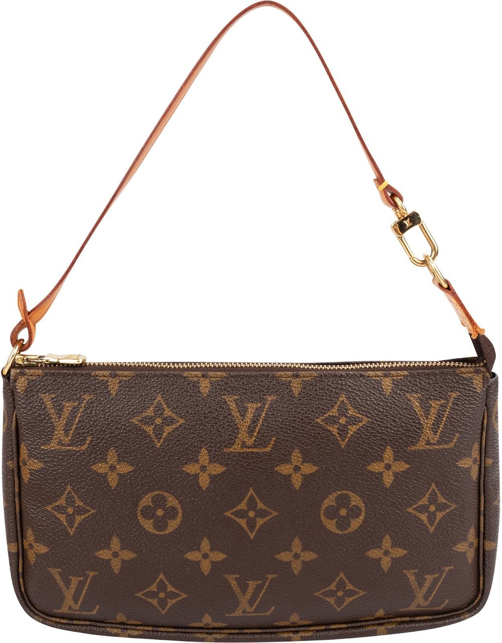 Louis Vuitton Monogram Canvas Pochette Accessoires Handbag Bruin