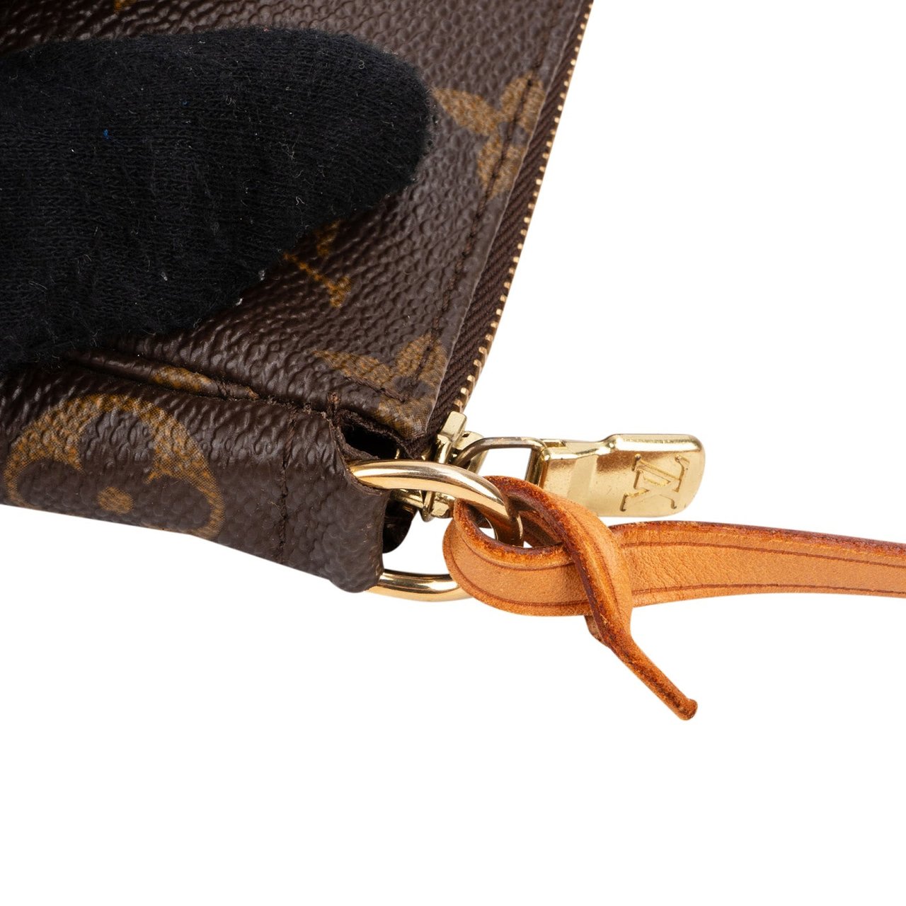 Louis Vuitton Monogram Canvas Pochette Accessoires Handbag Bruin
