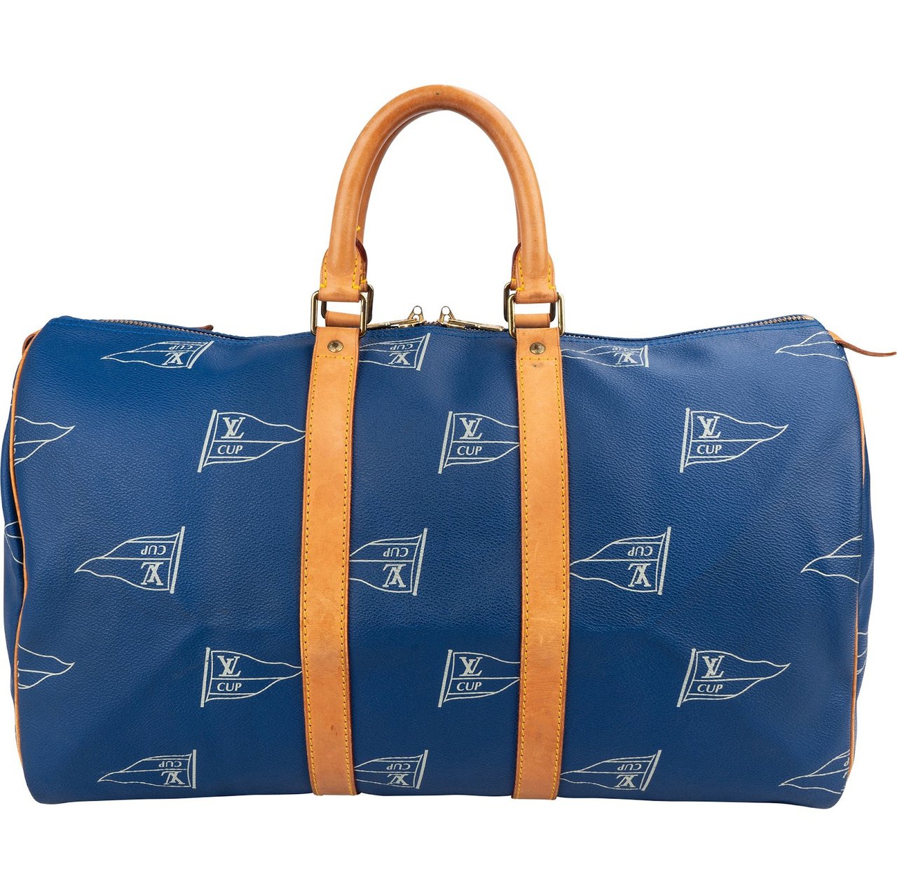 Louis Vuitton Limited America`s Cup #1167 Keepall 45 Travel Bag Blauw