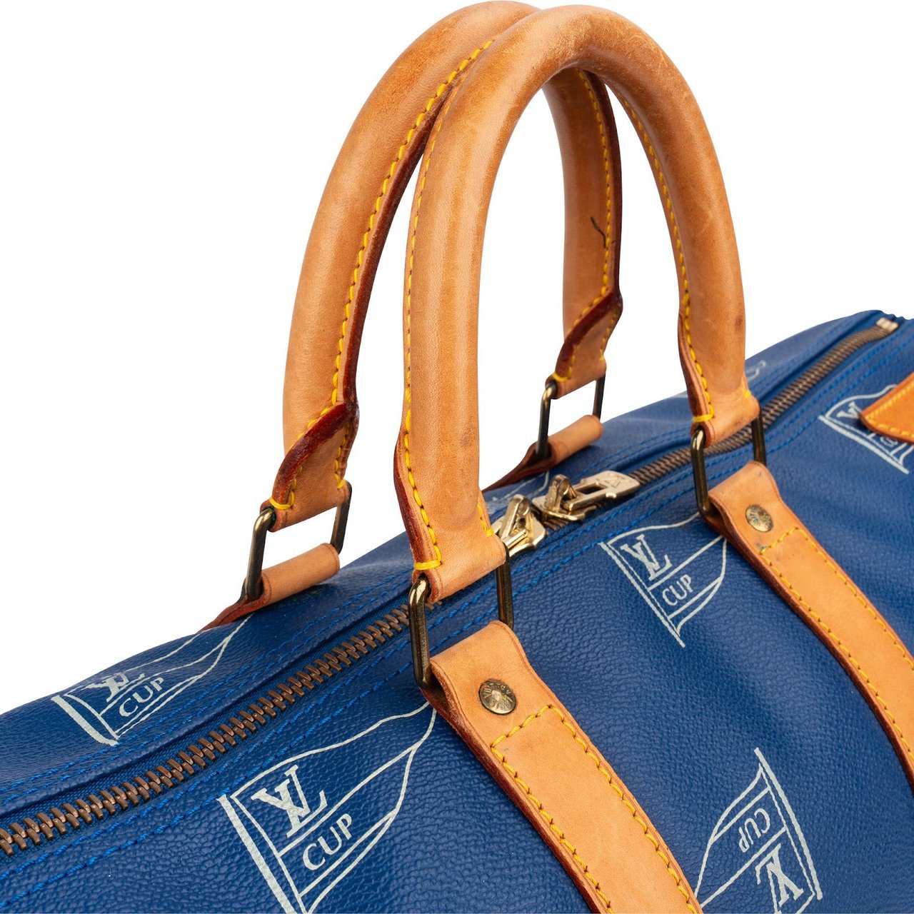 Louis Vuitton Limited America`s Cup #1167 Keepall 45 Travel Bag Blauw