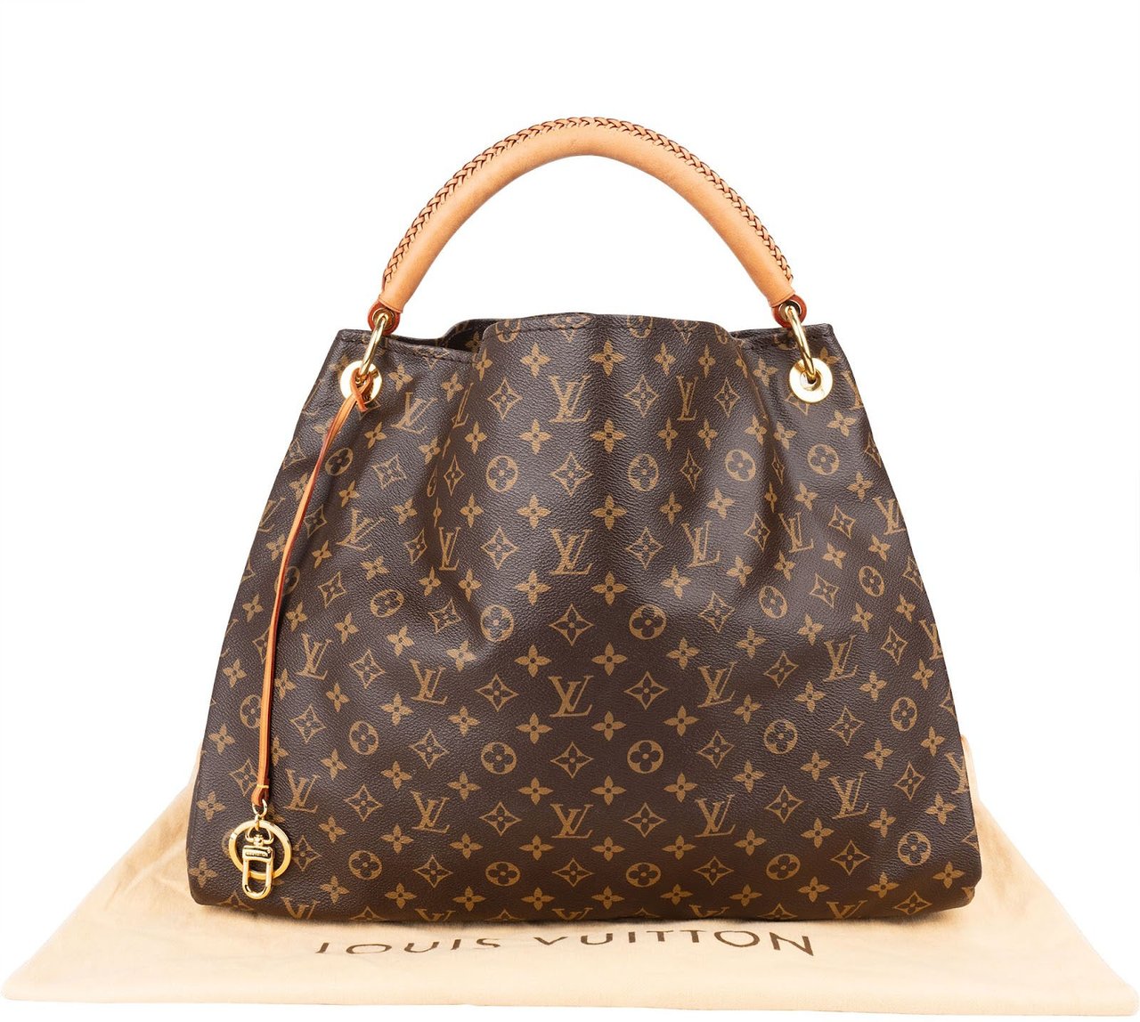 Louis Vuitton Monogram Canvas Artsy GM Shoulder Bag Bruin
