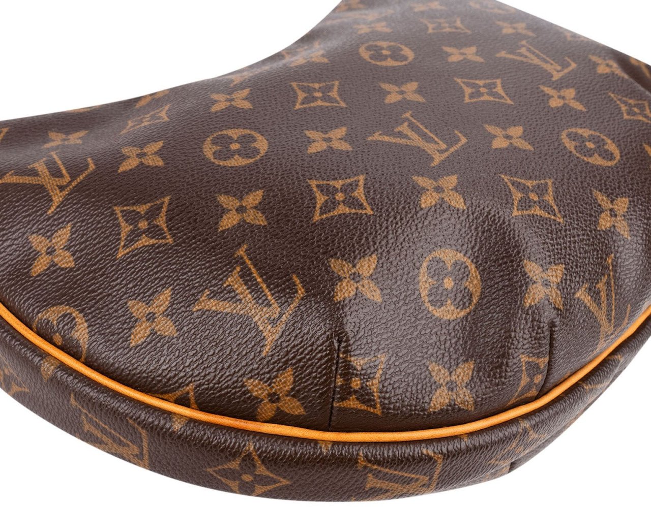 Louis Vuitton Monogram Canvas Croissant MM Shoulder Bag Bruin