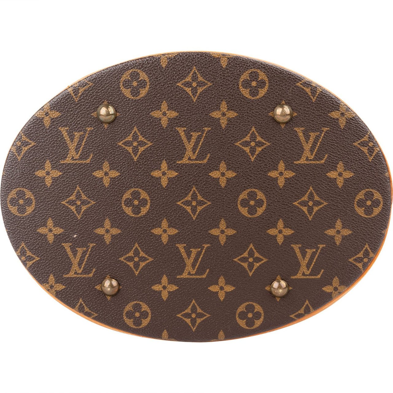 Louis Vuitton Canvas Monogram Bucket GM Shoulder Bag Bruin