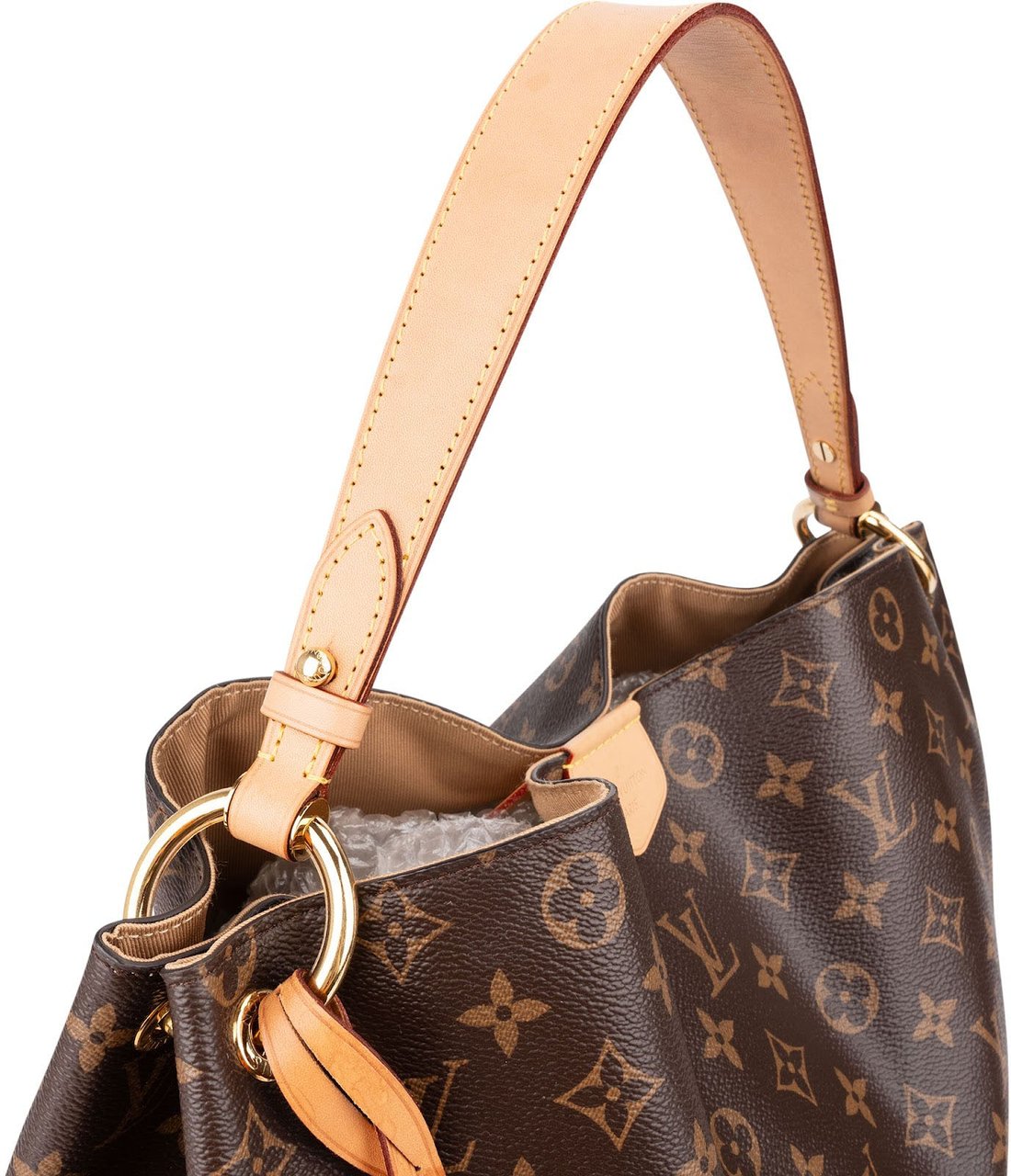 Louis Vuitton Monogram Canvas Graceful MM Shoulder Bag Bruin
