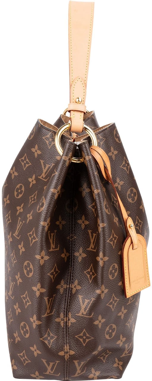 Louis Vuitton Monogram Canvas Graceful MM Shoulder Bag Bruin
