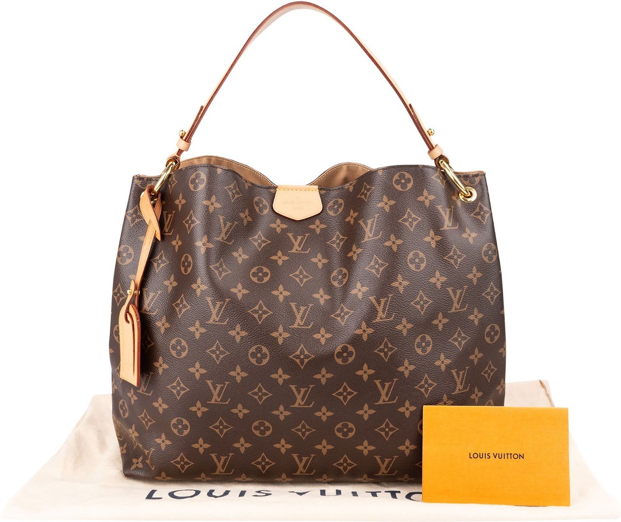 Louis Vuitton Monogram Canvas Graceful MM Shoulder Bag Bruin