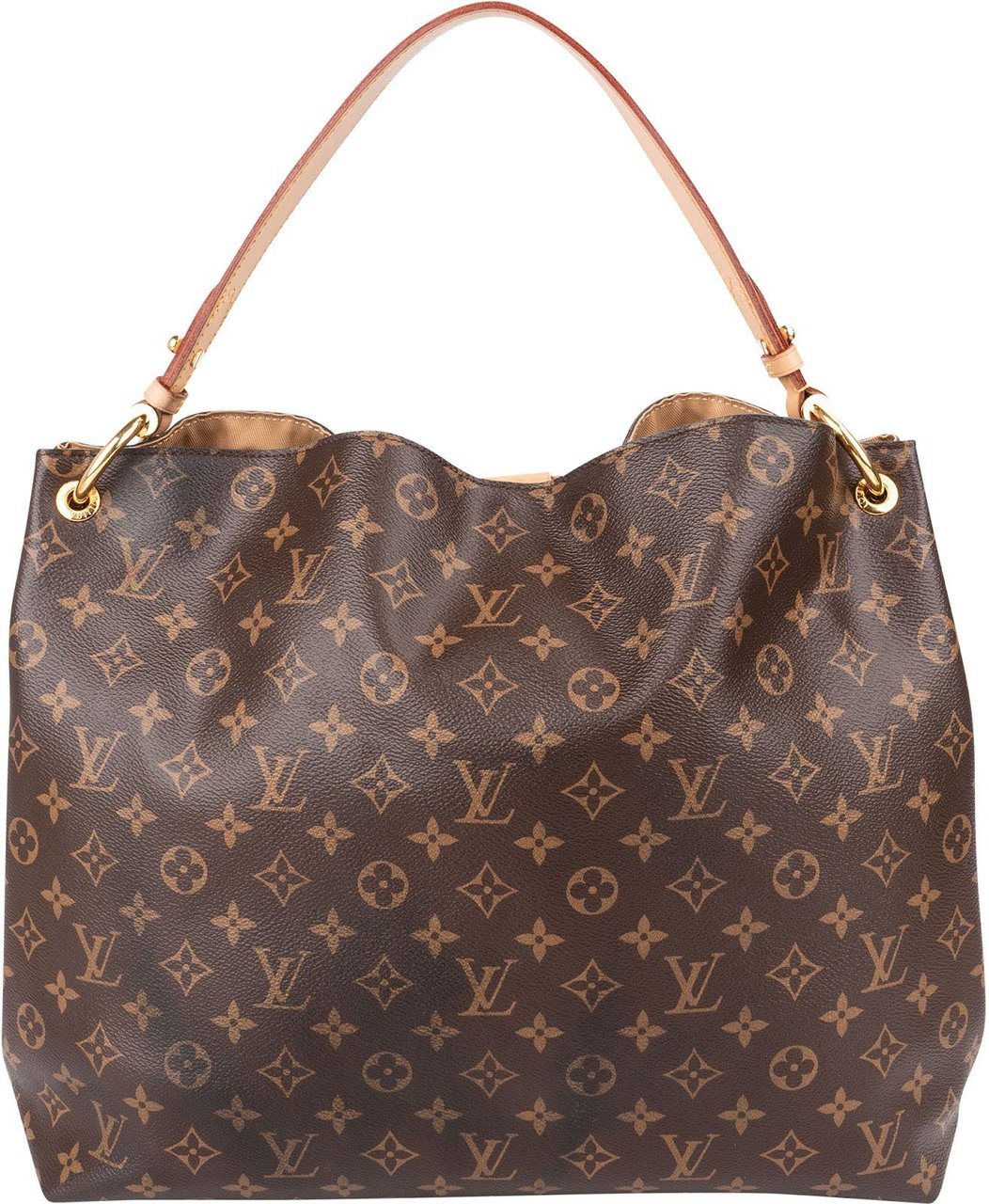Louis Vuitton Monogram Canvas Graceful MM Shoulder Bag Bruin