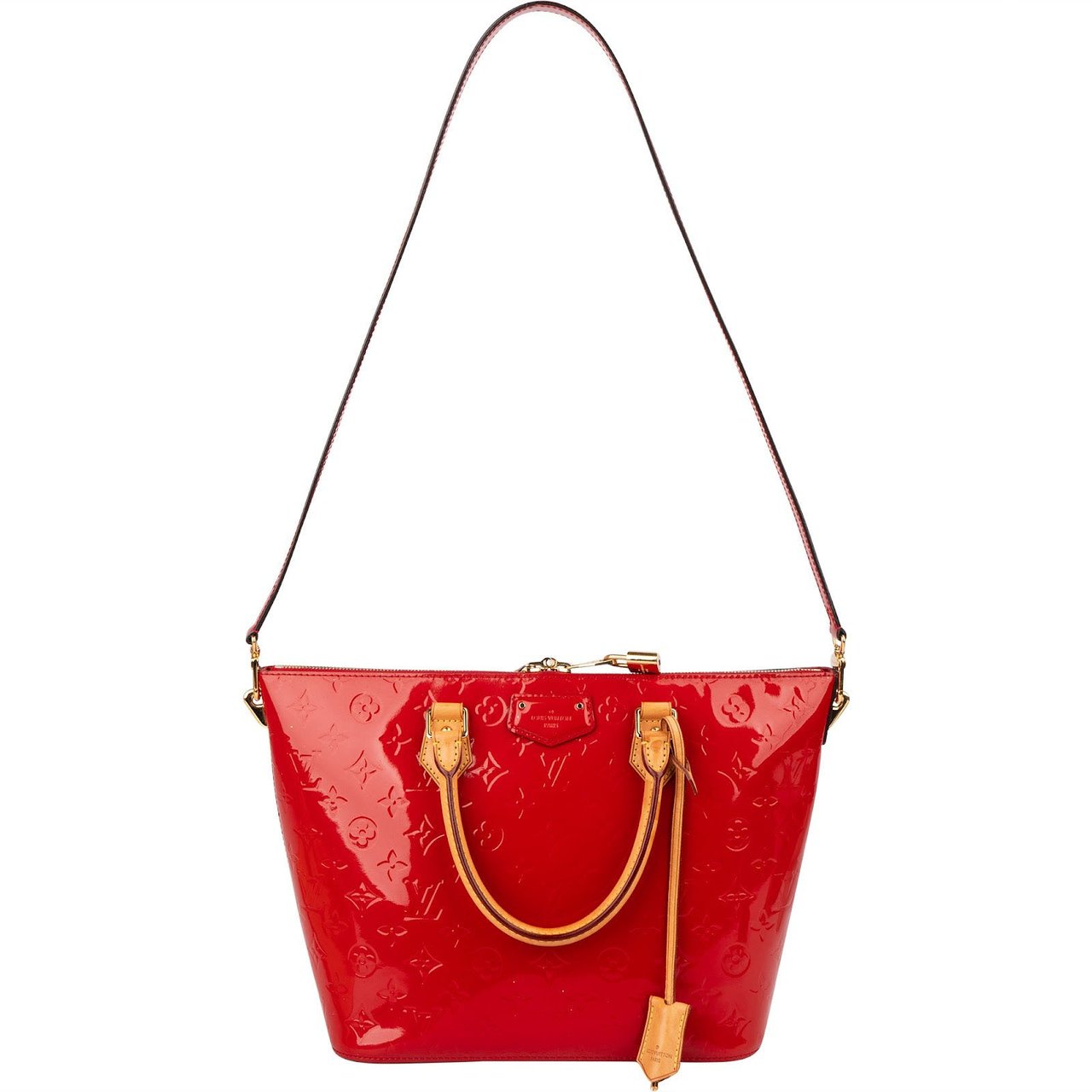 Louis Vuitton Monogram Vernis Leather Montebello MM Handbag Rood