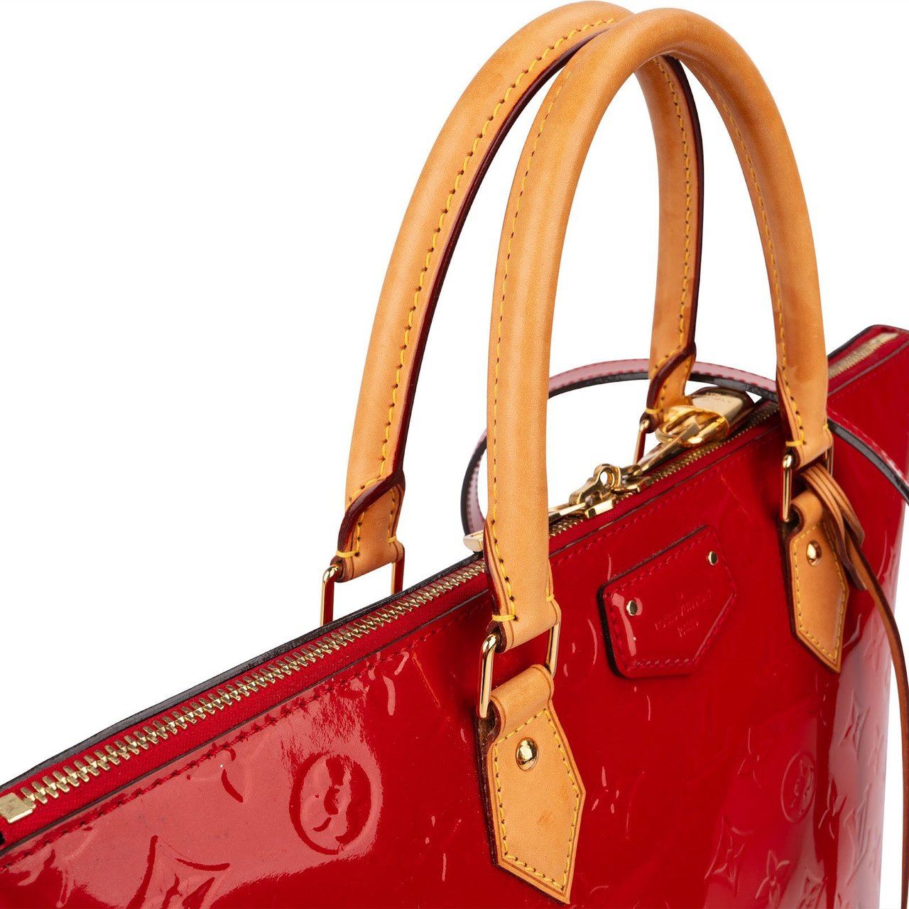 Louis Vuitton Monogram Vernis Leather Montebello MM Handbag Rood