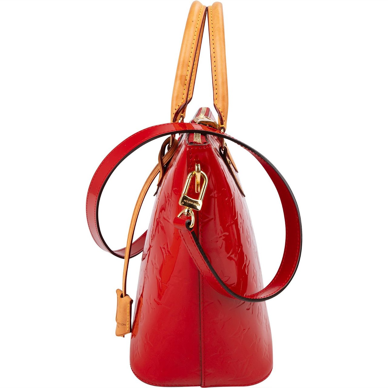 Louis Vuitton Monogram Vernis Leather Montebello MM Handbag Rood